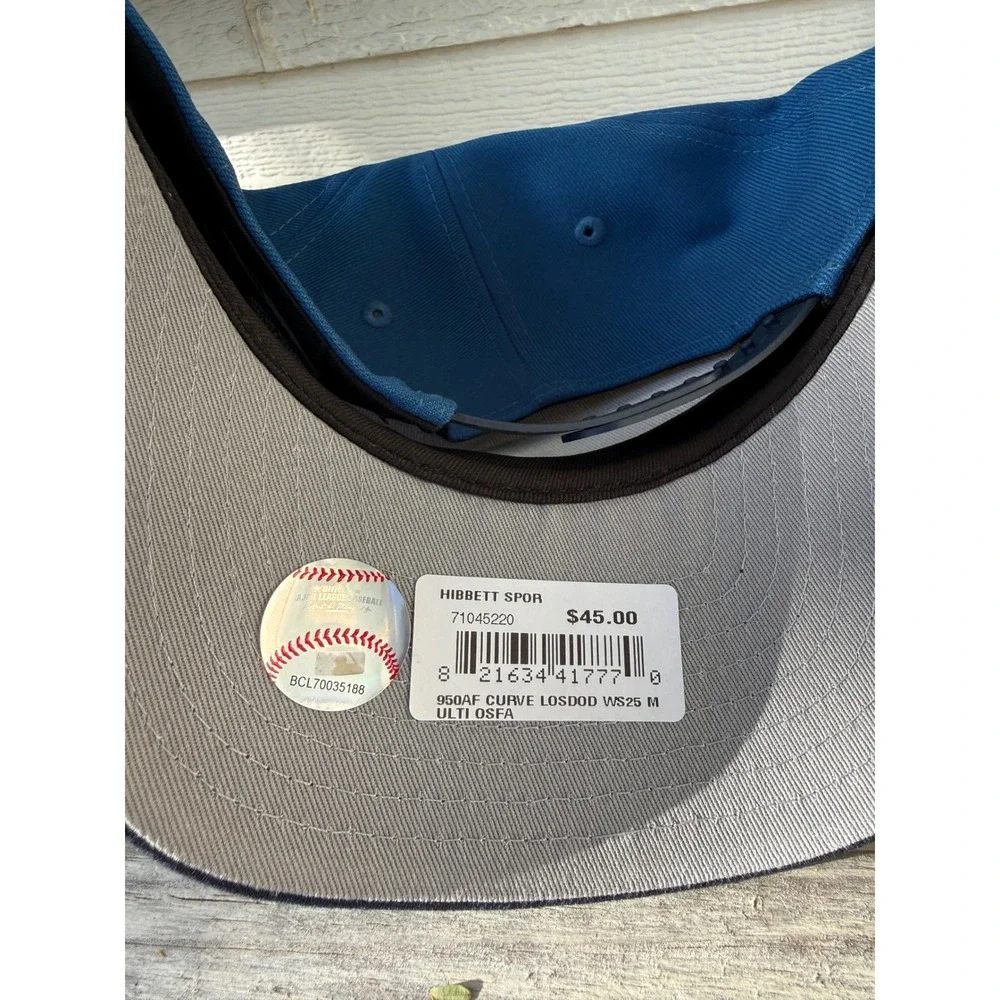 New Era 9FIFTY Los Angeles Dodgers 2025 World Series A-Frame Stretch Snap Hat